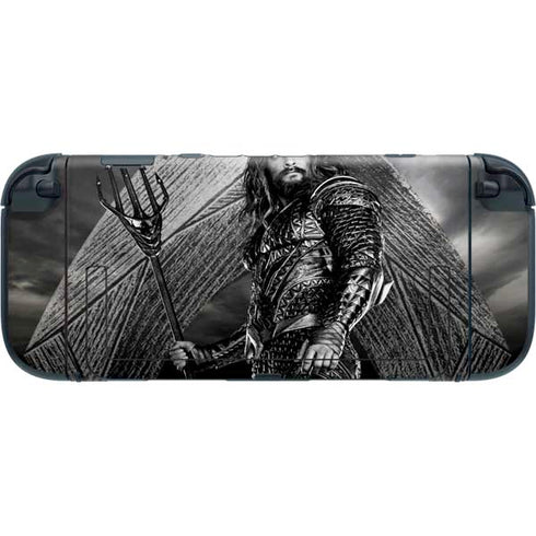 The Justice League (2017) Aquaman Poster Nintendo Switch 2 (2025) with Joy-Con Skin